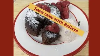 Lava cake with Baileys