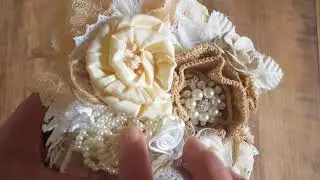 Shabby Chic Storage Unit & Lace Pocket Book.... Birthday Gifts 4 Tricia YT-alittleshabbychic