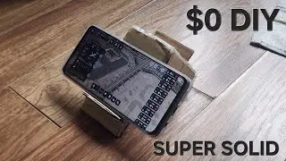 DIY 2-in-1 Cardboard Phone Stand: Double Steady with Tape & Glue Lah!