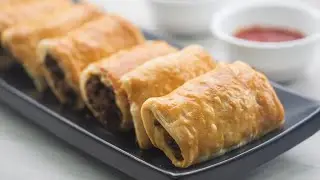 Easy Chicken Patties | Chicken Puff Pastry Recipe by The Food Fantasy