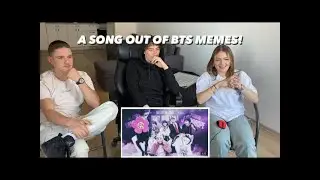 Реакция на «ПОЭТОМУ Я СОЗДАЛ ПЕСНЮ ИЗ МЕМОВ BTS»