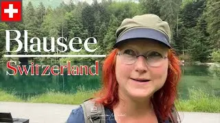 Most beautiful lakes in Switzerland - Blausee near Kandersteg 4K