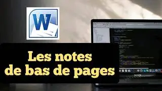 Note de bas de page sur Word (R&eacute;f&eacute;rences)