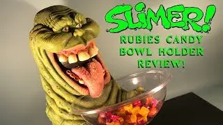 Rubies Slimer Candy Bowl Holder Review Ghostbusters Halloween Prop Ghostheads Display Replica