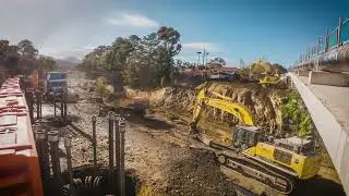 Hamilton Street bridge removal, Broadford, Victoria &ndash; September 2025