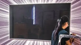 We Turned LG’s WALLPAPER TV into a WINDOW!