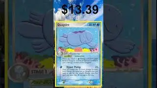 Top 5 Most Expensive Quagsire Cards! #cool #love #fyp #pokemon #shorts #ten #top10 #top5 #five #tcg