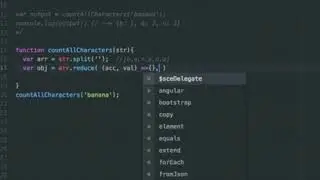 solve this - javascript count All Chars
