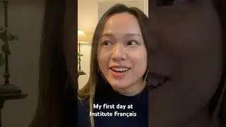 How my first day at Institut Fran&ccedil;ais went! (in French) #learnfrench #frenchlearner #frenchbeginner