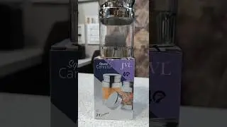 JVL Vintage Designer Clear Canister | JVL Square Canister | Jvl Classic Canister #jvl