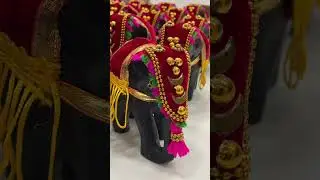 Handcrafted Nettipattam Elephants | Traditional Corporate Gifts by Angroos Handicraft 🐘✨
