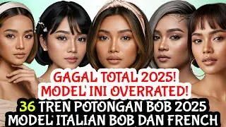 BOB TERCANTIK TAHUN INI! Tren Potongan Bob 2025 Model Italian Bob Dan French Bob