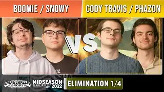 Boomie & Snowy VS Cody Travis & Phazon - Elimination 1/4 - Midseason Championship 2022 - Doubles