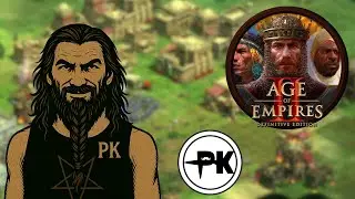 Surviving a tower rush and pressuring with arbalets - AoE2