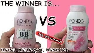 Ponds Magic BB Powder vs Bedak Ponds Angel Face Powder | MATTE FINISH | Review & Uji ketahanan