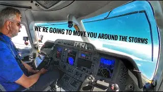 We're Going to Move You Around Those Storms-Avoiding bad weather in a Private Jet