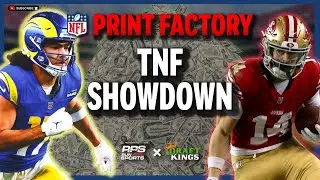 NFL DFS Picks & Lineups | 49ERS @ RAMS | 10/2 - TNF Print Factory