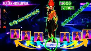 Golden Roar Bundle with Moco Store ⚡||Moco Store In Free Fire 2022|One Spin trick@LOVEKILLERGAMING