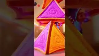 Tiny Kid Rides a Magical Jelly Toast Prism Tower in the Breakfast Universe