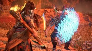 Aloy vs Grudda boss fight - Horizon forbidden west