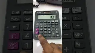 How to set tax 5%percentage on calculator