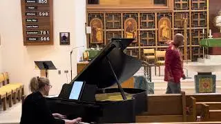 Olga Rogach, pianist and Ron Williams, baritone. Christ the King Church, Worcester, MA.