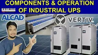 Vertive 10KVA UPS| Working of UPS| Installation of UPS| How UPS works #viral #amdsolar