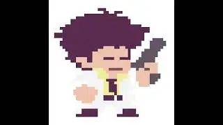 I draw a person again with a neft gun