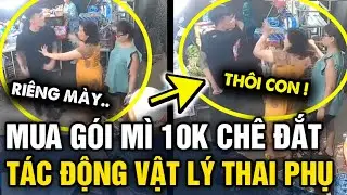 Mua g&oacute;i M&Igrave; T&Ocirc;M GI&Aacute; 10K trước cổng bệnh viện, thanh ni&ecirc;n CH&Ecirc; ĐẮT rồi T&Aacute;C ĐỘNG thai phụ | Tin 3 Ph&uacute;t