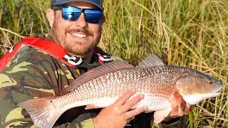 LOUISIANA PART 2 - KAYAK FISHING CATCH AND COOK REDFISH