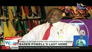 Benson Njoroge, main curator at the Paxtu Museum retells the story of Lord Baden Powell