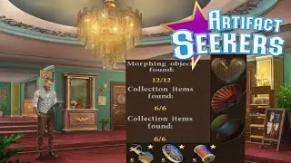 Artifact Seekers 12 Secret Room, Morphing Objects, Collection Items and Mini Game Tokens