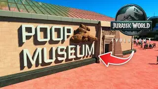 Building a POOP MUSEUM in Poo Poo Park! - Jurassic World Evolution 3 Sandbox