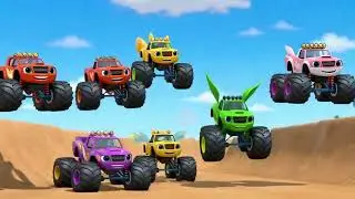 🚚 Ten Little Monster Trucks | Fun Toddler Song & Nursery Rhyme for Kids 🚚9