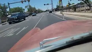 1950 Studebaker crusing down Isleta Boulevard Albuquerque South Valley