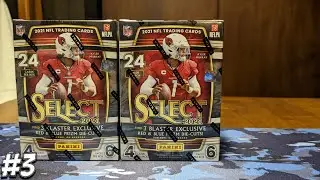 2 Blaster Boxes of 2021 Panini Select NFL Football!