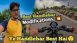 Ye Handlebar Ka Ride Experience Crazy Hai🔥 || Bajaj Avenger Street Handlebar Modifications🥵👍