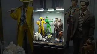 Jim Carrey figure collection, Mars Toys Riddler, the Mask, Ace Ventura, Truman Show hot toys