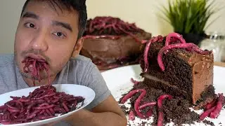 How To Make Gelatin Worms | Worm Cake | Halloween Prank Idea