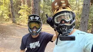 Santa Cruz,demo forest,CA | saw pit trail | Emtb | following my boy Peter 
