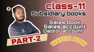 sales book, subsidiary books, PART -2 sales account, debtors account📚🖊️