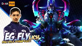Lich Pos 5 Gameplay by FLY | Multiple Chainfrost | 7.27c