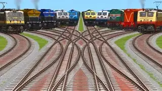 New trains locomotive dijle engine and metro station crossing bumpy railway stations stopping Rail 