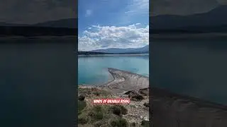 Abraham Lake Summer Majesty | Turquoise Water & Metal Vibes #NatureShorts #MetalHeads #fyp #nature