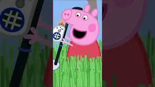 Peppa Uses a Metal Detector! What Will She Find? #PeppaPig #Shorts