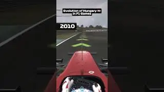 Evolution of Hungary in F1 Games #f1 #f125 #hungariangp