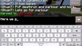MCPE:DynamicCraft Server!0.13.1