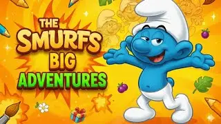 Smurfs Cartoon Painting | Cute Smurf Characters Art