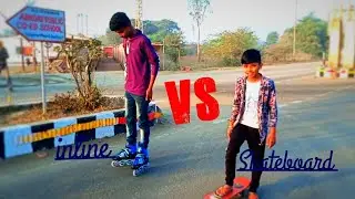 Skate Exchange Challenge | inline vs skateboard
