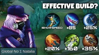 TOP GLOBAL Natalia Tries The MOST POPULAR Natalia Build! Then THIS Happened!! - Mobile Legends